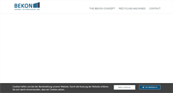 Desktop Screenshot of bekon.com