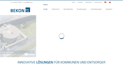Desktop Screenshot of bekon.eu