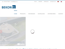 Tablet Screenshot of bekon.eu